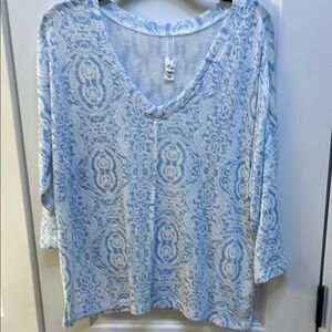 Tribal jeans Blue Patterned Top